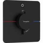 Смеситель-термостат для душа скрытого монтажа Hansgrohe ShowerSelect Comfort Q 15581670 матовый черный