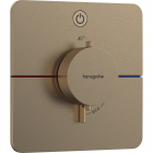 Смеситель-термостат для душа скрытого монтажа Hansgrohe ShowerSelect Comfort Q 15581140 бронза браш