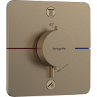 Смеситель-термостат для душа скрытого монтажа Hansgrohe ShowerSelect Comfort Q 15583140 бронза браш