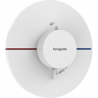 Змішувач-термостат для душу прихованого монтажу Hansgrohe ShowerSelect Comfort S 15559700 матовий білий