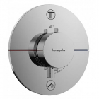 Смеситель-термостат для душа скрытого монтажа Hansgrohe ShowerSelect Comfort S 15554000 хром