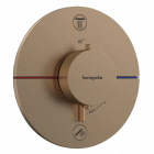 Змішувач-термостат для душу прихованого монтажу Hansgrohe ShowerSelect Comfort S 15554140 бронза браш