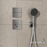 Змішувач-термостат для душу прихованого монтажу Hansgrohe ShowerSelect Comfort E 15574000 хром