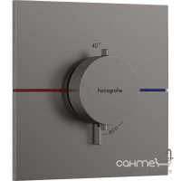 Змішувач-термостат для душу прихованого монтажу Hansgrohe ShowerSelect Comfort E 15574340 матовий чорний хром