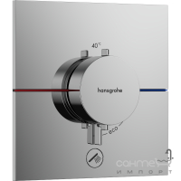 Змішувач-термостат для душу прихованого монтажу Hansgrohe ShowerSelect Comfort E 15575000 хром