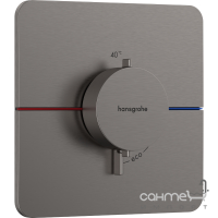 Смеситель-термостат для душа скрытого монтажа Hansgrohe ShowerSelect Comfort Q 15588340 матовый черный хром