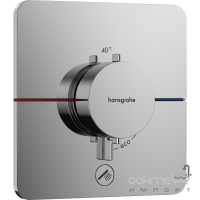 Смеситель-термостат для душа скрытого монтажа Hansgrohe ShowerSelect Comfort Q 15589000 хром