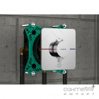 Змішувач-термостат для душу прихованого монтажу Hansgrohe ShowerSelect Comfort Q 15589000 хром
