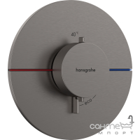 Смеситель-термостат для душа скрытого монтажа Hansgrohe ShowerSelect Comfort S 15559340 матовый черный хром