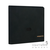 Сенсорная панель смыва для писсуара Presto Sensao 8300 N 55480 матовая черная, питание от батареек