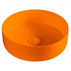 Круглая раковина на столешницу Volle 13-40-455Orange оранжевая