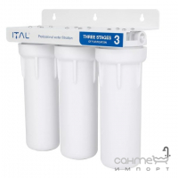 Фільтр для питної води потрійного очищення із краном ITAL IT-FS3