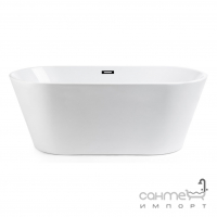 Овальная акриловая отдельностоящая ванна Imprese Berthe 170 белая