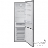 Двухкамерный холодильник с нижней морозильной камерой Fabiano FSR 6036 IX Inox нержавеющая сталь
