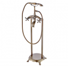 Напольный смеситель для ванны в стиле ретро Veronis Bronze 02020 бронза