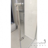 Квадратна душова кабіна з піддоном Veronis KN-16-09 Chrome профіль хром/прозоре скло