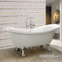 Підлоговий змішувач для ванни в стилі ретро Veronis Chrome 02019 хром