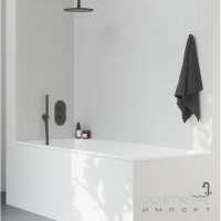 Змішувач-термостат для ванни на три споживача, прихованого монтажу Ravak Espirit X070289 матовий чорний
