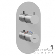 Змішувач-термостат для ванни, прихованого монтажу Ravak Espirit X070206 хром