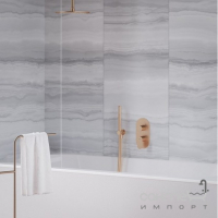 Смеситель для ванны скрытого монтажа на три потребителя Ravak Eleganta X070371 розовое золото браш