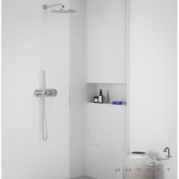 Змішувач для ванни прихованого монтажу з душовим гарнітуром Ravak Espirit X070207 хром