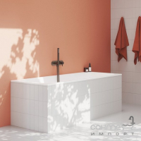 Смеситель для ванны скрытого монтажа с душевым гарнитуром Ravak Espirit X070324 графит браш