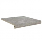 Плитка под камень ступенька, клинкер Exagres Stone Peldano Fior.MI.Gris 330x330