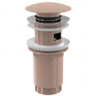 Донный клапан с переливом click-clack Ravak X01838 розовое золото браш