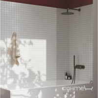 Змішувач для ванни прихованого монтажу з душовим гарнітуром Ravak Espirit X070319 графіт браш