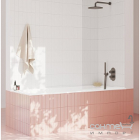 Смеситель для ванны скрытого монтажа на три потребителя Ravak Espirit X070320 графит браш