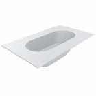 Отдельностоящая прямоугольная ванна Miraggio Layla Mirasoft 2400x1400 белая матовая