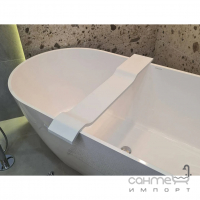 Полочка для ванны Miraggio Verona Mirasoft белая матовая