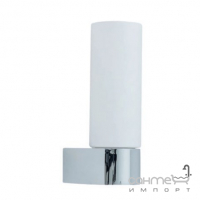 Цилиндрическое бра для ванной комнаты Nowodvorski Natalie 10723 IP44 хром/белое стекло