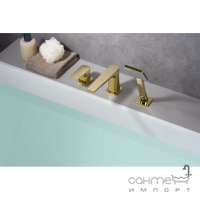 Смеситель для ванны врезной на три отверстия Blue Water Monaco MON-BWW.080 kolor zloty золото
