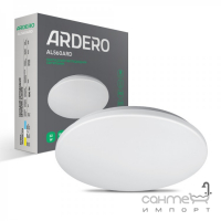 Круглий плоский LED світильник Feron Ardero AL560ARD 22W 5000K білий матовий