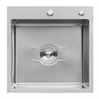 Квадратна кухонна мийка Kroner Derby KRP Brush CV027234 нержавіюча сталь браш