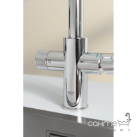 Смеситель для кухни с фильтром обратного осмоса Grohe Blue Pure Eurosmart 30587000 хром