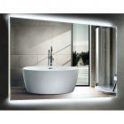 Зеркало с LED-подсветкой Liberta Loffi 800x600 еврокромка, кнопка, свет белый