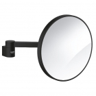 Настенное косметическое зеркало Grohe Selection 102279KF00 матовое черное, увеличение х7