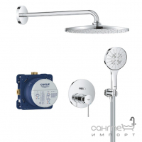 Душевая система скрытого монтажа Grohe Essence Rainshower Mono 310 25287000 хром