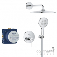 Душева система прихованого монтажу Grohe Essence Rainshower Mono 310 25287000 хром