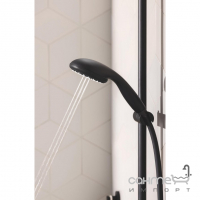 Змішувач-термостат для душу з гарнітуром Grohe Precision Start Vitalio 100 UA303908T1 матовий чорний