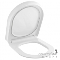 Сидіння для унітазу softclose дюропласт Rak Ceramics Valet VALSC3901500 біле матове