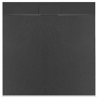 Квадратный душевой поддон Rea Bazalt Black REA-K3307 черный камень