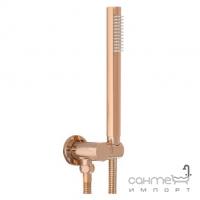 Душевая система скрытого монтажа с термостатом Rea Lungo Miler REA-P6613 розовое золото