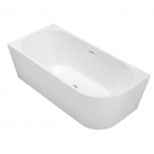 Ассиметричная акриловая пристенная ванна Rea Bellanto 1590 REA-W0252 белая, левостороння