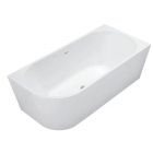 Ассиметричная акриловая пристенная ванна Rea Bellanto 1690 REA-W6900 белая, правостороння