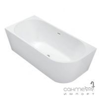 Ассиметричная акриловая пристенная ванна Rea Bellanto 1490 REA-W0250 белая, левостороння