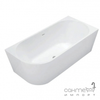 Ассиметричная акриловая пристенная ванна Rea Bellanto 1490 REA-W0251 белая, правостороння