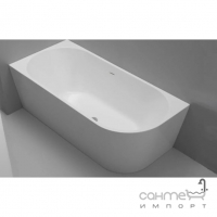 Ассиметричная акриловая пристенная ванна Rea Bellanto 1690 REA-W6901 белая, левостороння